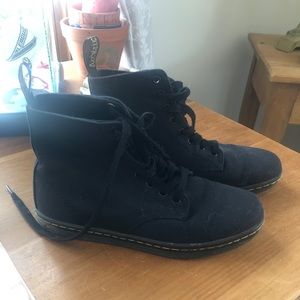 Dr Martins canvas boots sz 8